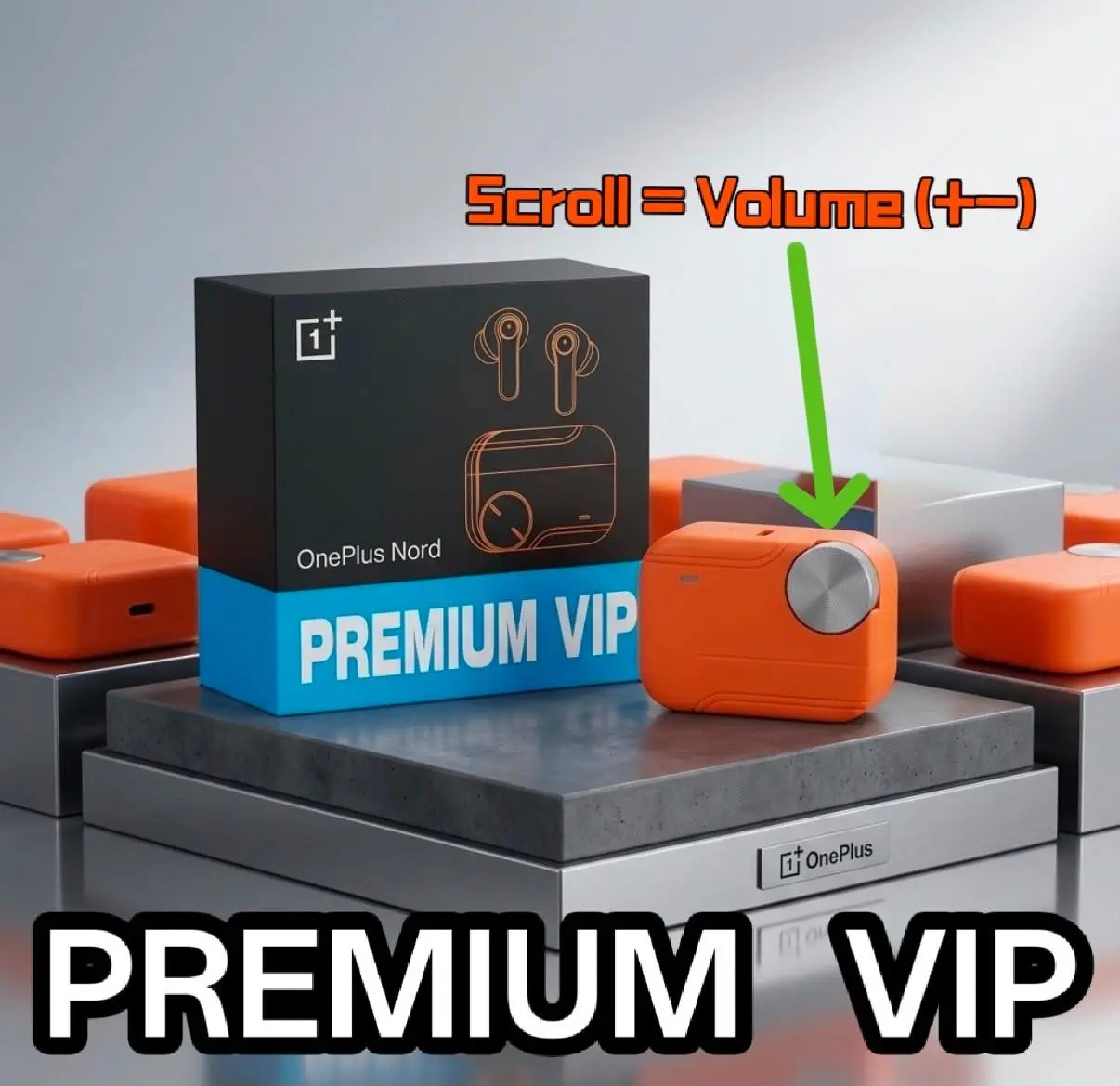 Premium VIP Wireless Earbuds with Smart Scroll