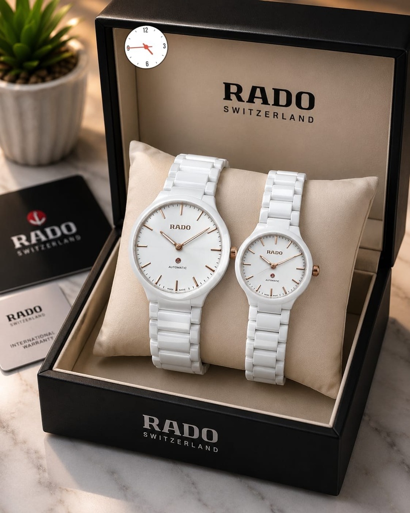 [MOB-949233c3-69fb-4b86-a84c-2dee37b09f6b] Rado CERAMIC Couple watch New model