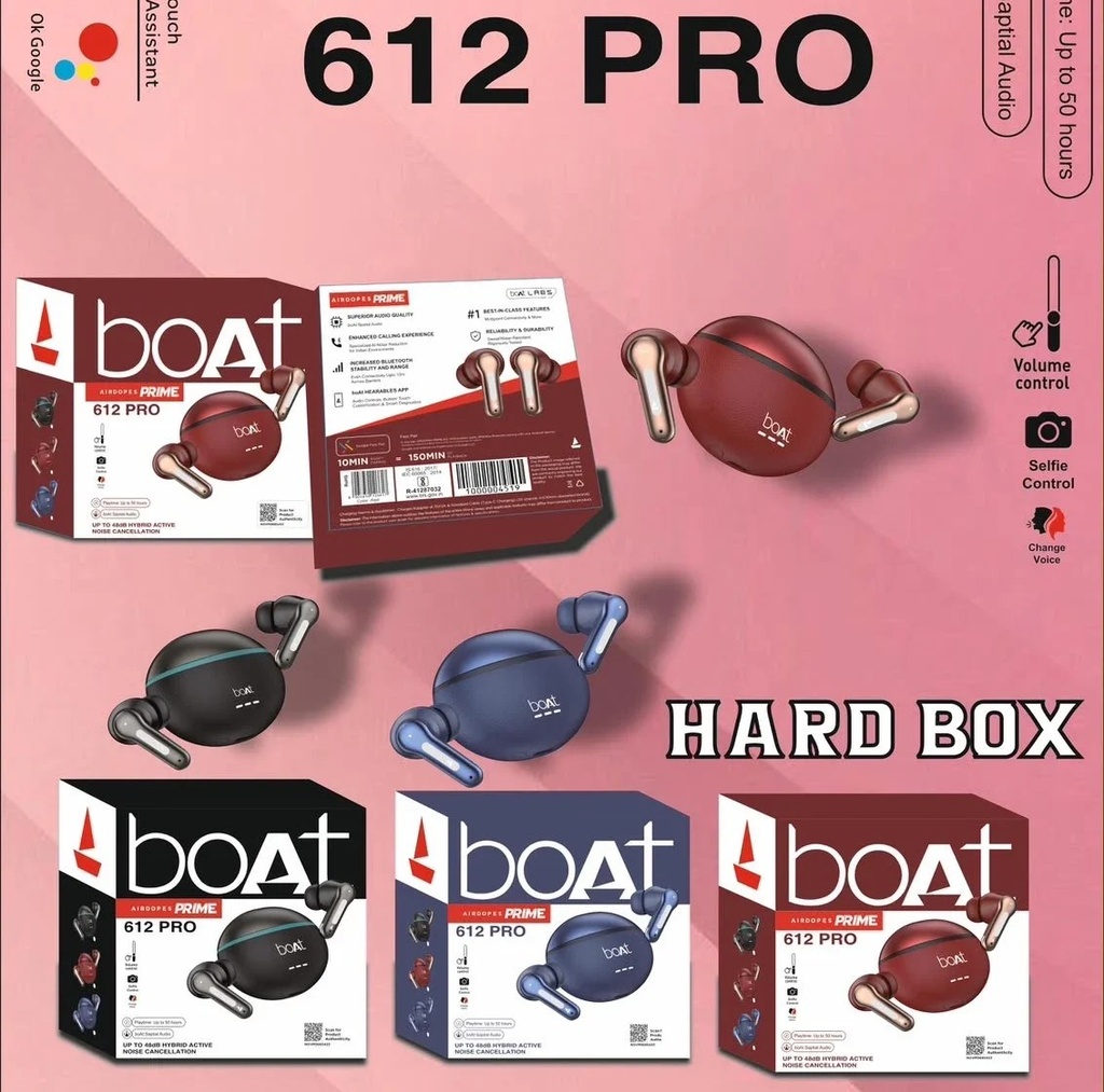 [MOB-5df0cceb-623d-4836-824d-df03809dc27a] Airdopes Prime 612 Pro – Hard Box – Earbuds
