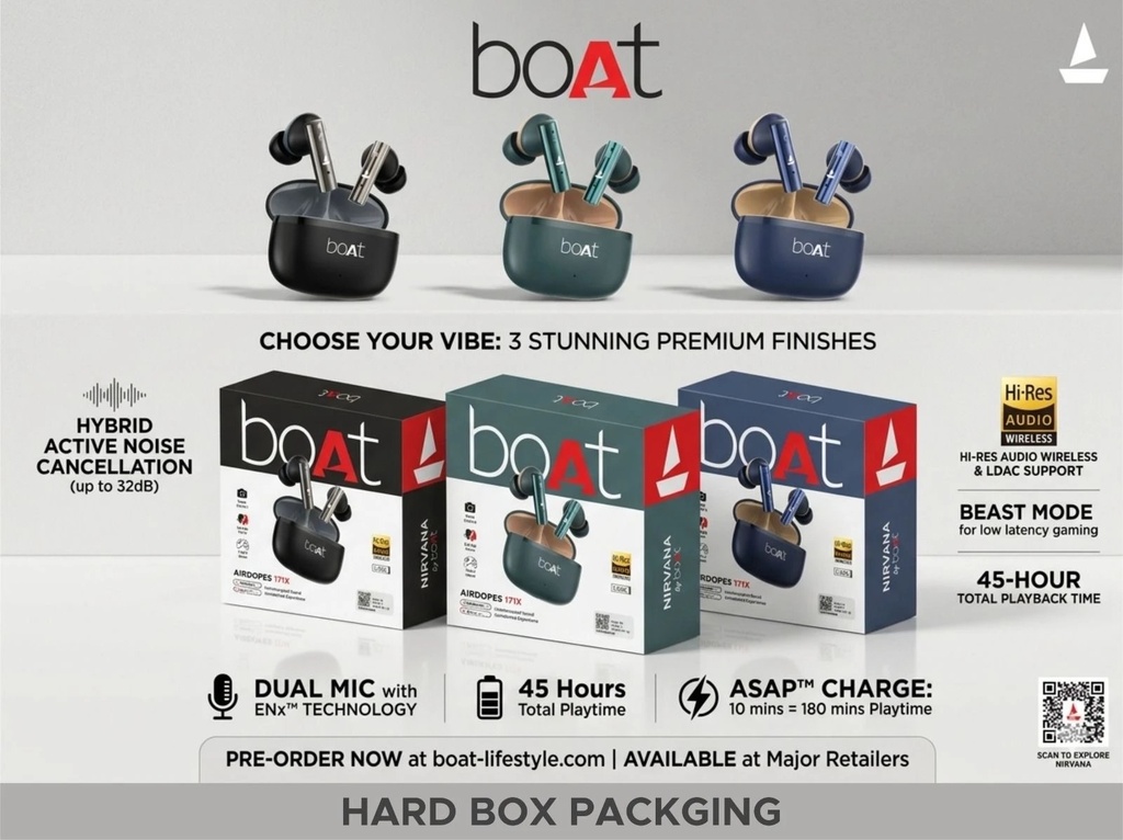 [MOB-8999e366-e7af-4799-83c3-4f27a4e0c796] Airdopes 171X – Hard Box – Og Earbuds