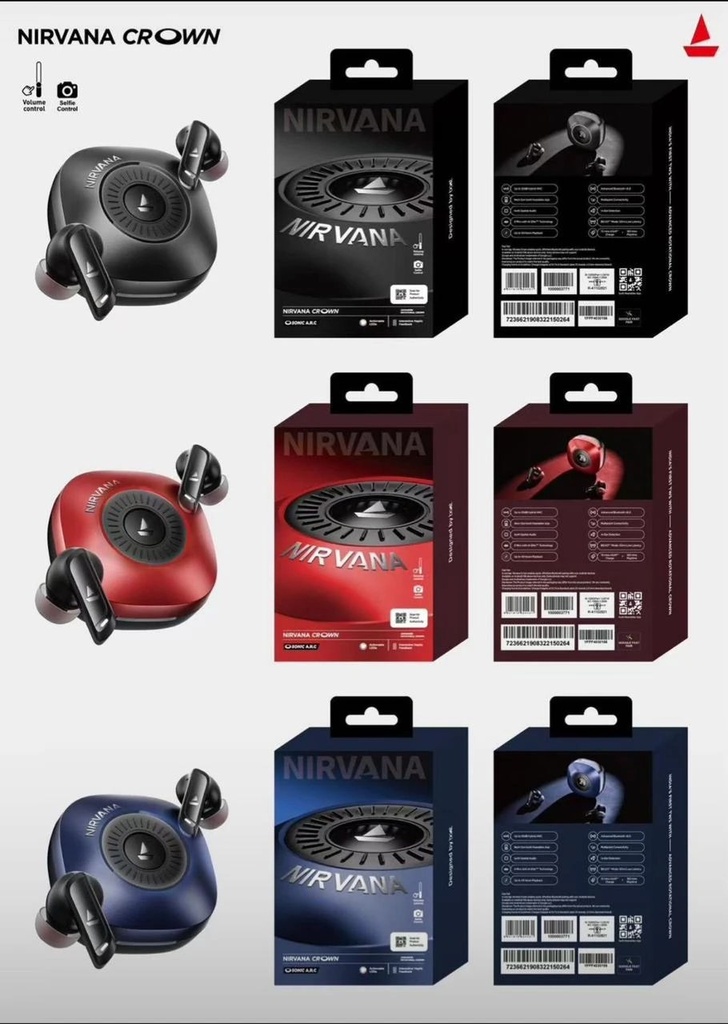 [MOB-423f10fc-25a2-4c7b-87c0-4d6ea53ff7f6] Nirvana Crown Premium Earbuds