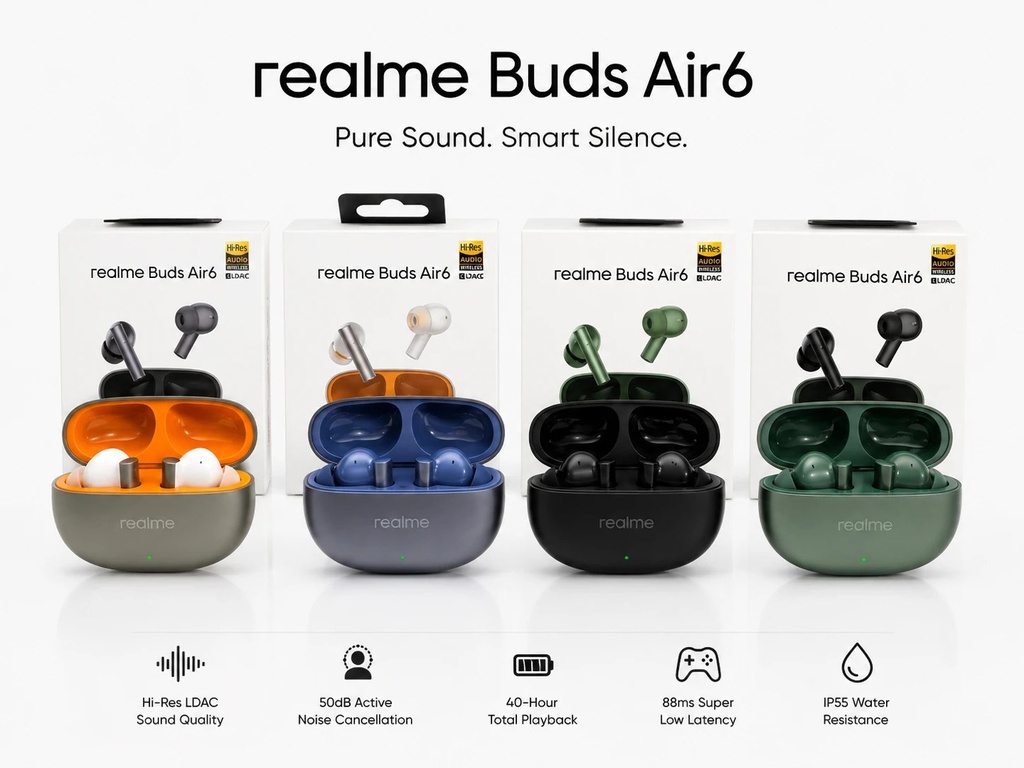 [MOB-6f81ff67-42c0-49c9-89be-4b69f1280d20] Rm Air 6 Earbuds