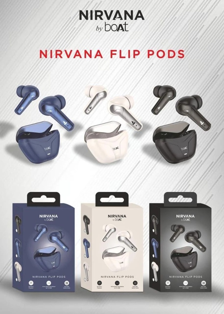 [MOB-902e7a52-afb0-4603-8566-809ccf0b4b09] Nirvana Flip Pods Earbuds