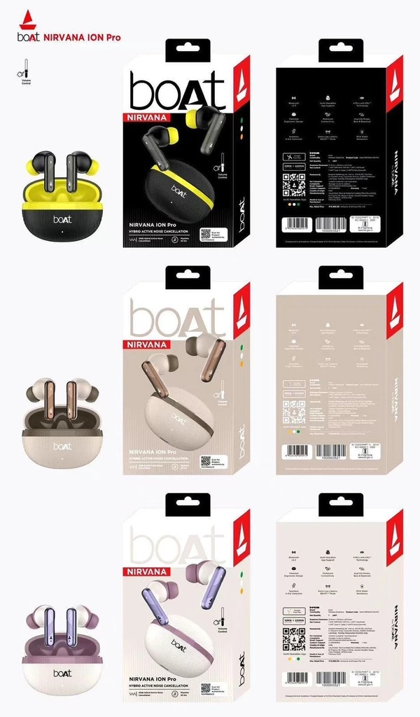 [MOB-89b8615a-24f2-4736-96a4-ba975a4cac1d] Nirvana ion Pro earbuds