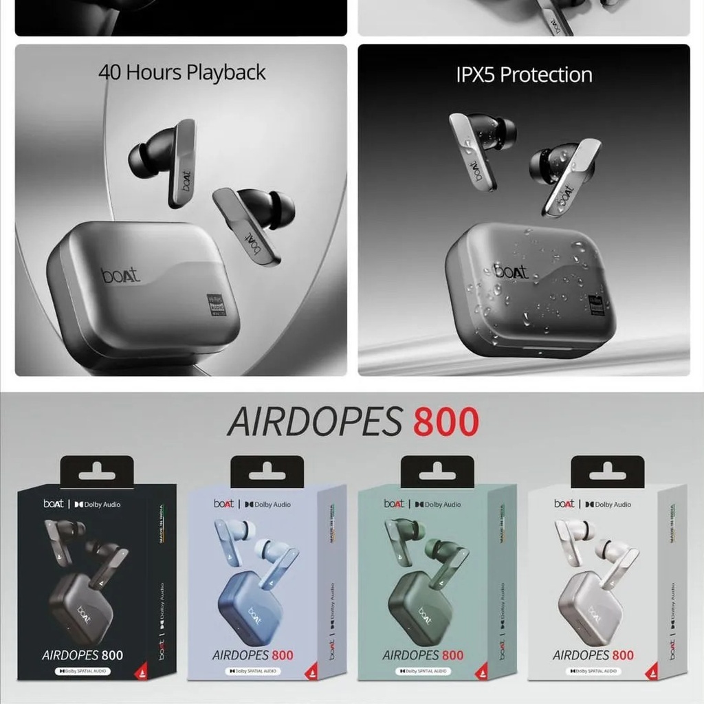 [MOB-64f67b5a-4549-422a-a99d-771f6ec56d70] Airdopes 800 Earbuds
