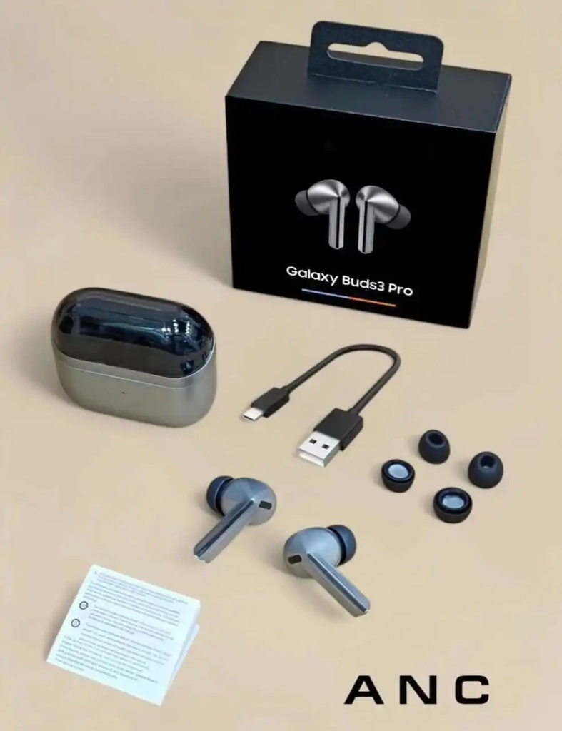 [MOB-41b03514-0a02-4cdd-8664-80835cc2d28a] Svmsung Galaxy Buds 3 Pro Earbuds ( Hard Box – Og )